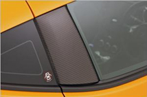 Carbon Fiber Pillar Cover Set